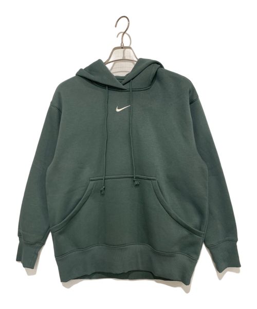 NIKE（ナイキ）NIKE (ナイキ) プルオーバーパーカー グリーン サイズ:Mの古着・服飾アイテム