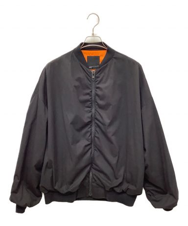 【中古・古着通販】LAD MUSICIAN (ラッドミュージシャン) HIGH COUNT TWILL MA-1 BLOUSON ブラック×オレンジ  サイズ:42｜ブランド・古着通販 トレファク公式【TREFAC FASHION】スマホサイト