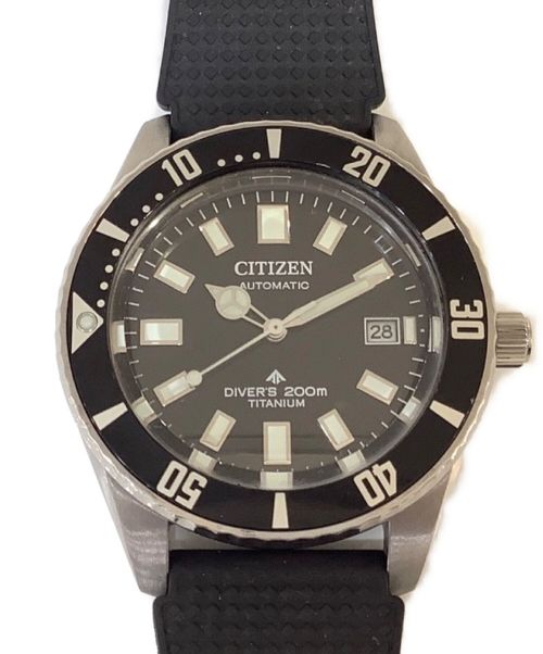 CITIZEN（シチズン）CITIZEN (シチズン) メカニカルダイバーズウォッチ ブラックの古着・服飾アイテム