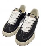 Maison MIHARA YASUHIROメゾン ミハラ ヤスヒロ）の古着「original sole canvas Low-Top sneaker」｜ブラック×ホワイト