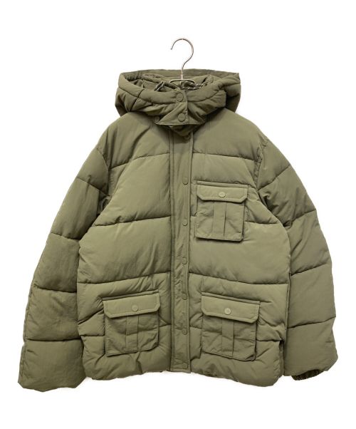 GANNI（ガニー）Ganni (ガニー) Heavy Tech Puff Jacket カーキ サイズ:38の古着・服飾アイテム