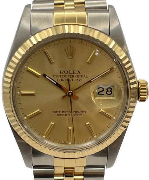 ROLEX（ロレックス）ROLEX (ロレックス) デイトジャスト36 シャンパン文字盤 サイズ:36mmの古着・服飾アイテム