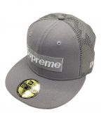 New Era×SUPREMEニューエラ×シュプリーム）の古着「キャップ」｜ライトグレー