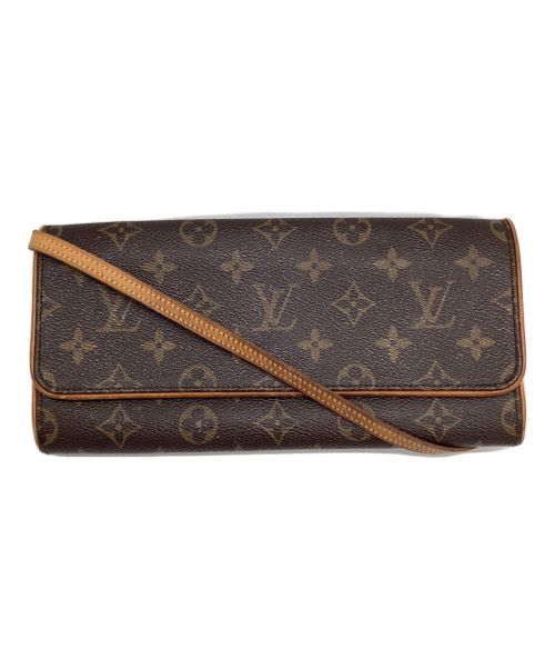 LOUIS VUITTON（ルイ ヴィトン）LOUIS VUITTON (ルイ ヴィトン) ポシェットツインGM ブラウンの古着・服飾アイテム