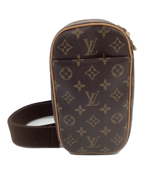 LOUIS VUITTON（ルイ ヴィトン）LOUIS VUITTON (ルイ ヴィトン) ポシェット・ガンジュ ブラウンの古着・服飾アイテム