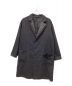 Y's（ワイズ）の古着「NEPPY HERRINGBONE LEFT COLLAR SLIT JACKET」｜ブラック