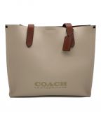 COACHコーチ）の古着「リレー トート 34」｜アイボリー×ブラウン