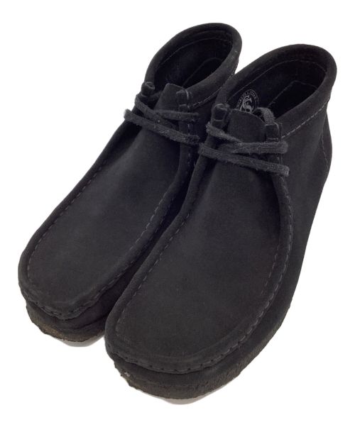 CLARKS（クラークス）CLARKS (クラークス) ワラビーシューズ ブラック サイズ:8 1/2の古着・服飾アイテム