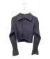 CFCL（シーエフシーエル）の古着「FLUTED CROPPED SHIRT CARDIGAN」｜ブラック