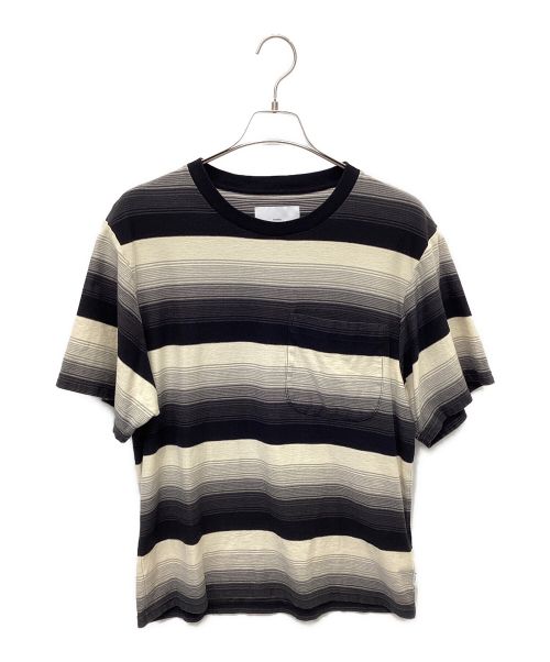 SUGARHILL（シュガーヒル）SUGARHILL (シュガーヒル) MULTI STRIPE TEE ブラック×ホワイト サイズ:3の古着・服飾アイテム