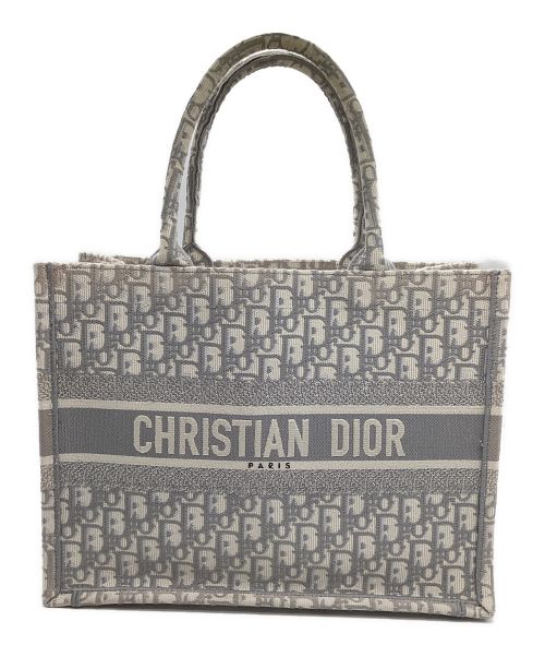 Christian Dior（クリスチャン ディオール）Christian Dior (クリスチャン ディオール) ブックトート グレーの古着・服飾アイテム