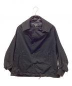 Y'sワイズ）の古着「NYLON CHINO CLOTH MIDDLE COAT」｜ブラック