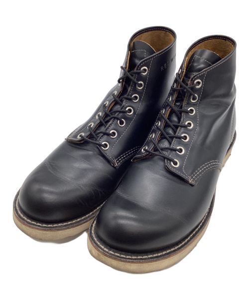 RED WING（レッドウィング）RED WING (レッドウィング) IRISH SETTER 6' ROUNDブーツ ブラック サイズ:8 1/2の古着・服飾アイテム