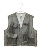 South2 West8サウスツー ウエストエイト）の古着「Mesh Bush Vest」｜グリーン