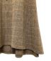 中古・古着 Y's (ワイズ) WOOL BRITISH TWEED BACK DROP SKIRT ブラウン サイズ:2：30000円