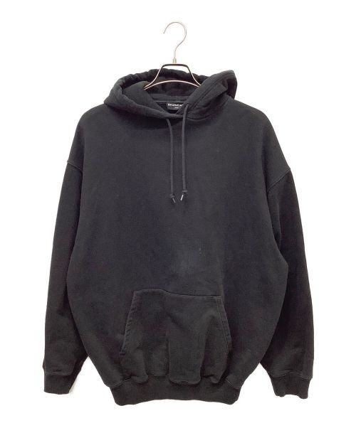 BALENCIAGA（バレンシアガ）BALENCIAGA (バレンシアガ) LOGO PULLOVER PARKA ブラック サイズ:XLの古着・服飾アイテム