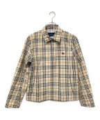 BURBERRY BLUE LABELバーバリーブルーレーベル）の古着「ジップアップジャケット」｜ベージュ