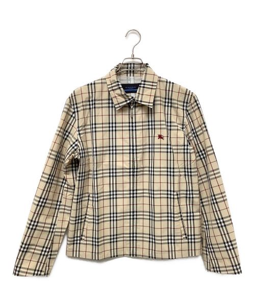 BURBERRY BLUE LABEL（バーバリーブルーレーベル）BURBERRY BLUE LABEL (バーバリーブルーレーベル) ジップアップジャケット ベージュ サイズ:なしの古着・服飾アイテム