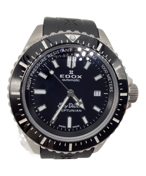 EDOX（エドックス）EDOX (エドックス) スカイダイバー ネプチュニアン オートマティック ブラックの古着・服飾アイテム