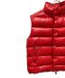 MONCLER (モンクレール) ダウンベスト レッド サイズ:US 6：30000円