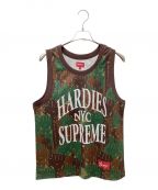 SUPREMEシュプリーム）の古着「Hardies camo Besketball Jersey」｜グリーン×ブラウン