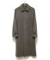 AURALEE（オーラリー）の古着「CASHMERE WOOL MOSSER SOUTIEN COLLAR COAT」｜グレー