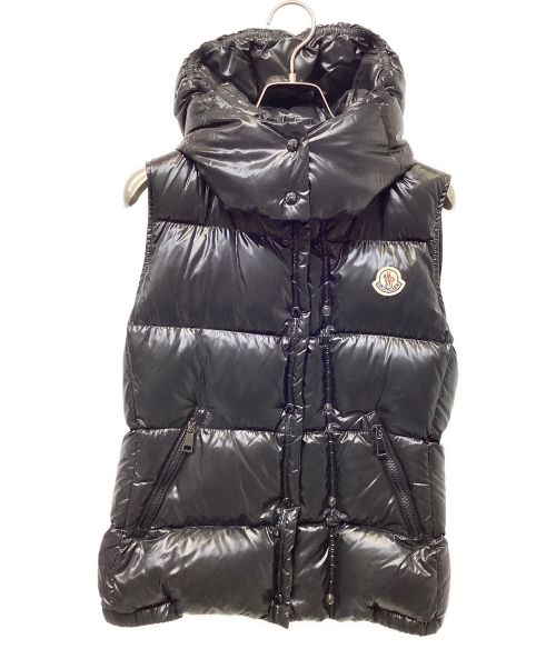 MONCLER（モンクレール）MONCLER (モンクレール) ダウンベスト ブラック サイズ:1の古着・服飾アイテム