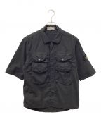 STONE ISLANDストーンアイランド）の古着「Garment Dyed Shirt」｜ブラック