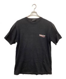 BALENCIAGA（バレンシアガ）の古着「キャンペーンロゴTシャツ」｜ブラック