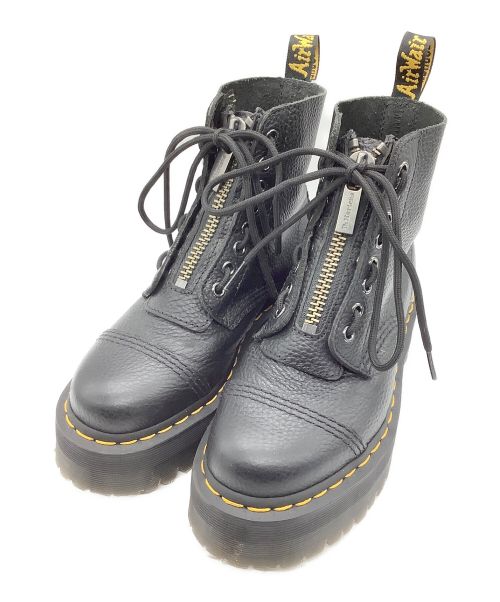 Dr.Martens（ドクターマーチン）Dr.Martens (ドクターマーチン) ジップ8ホールショートブーツ ブラック サイズ:UK 4の古着・服飾アイテム