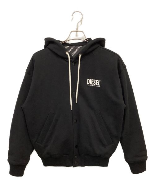 DIESEL（ディーゼル）DIESEL (ディーゼル) フーデッドブルゾン ブラック サイズ:XXSの古着・服飾アイテム