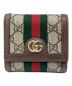 GUCCI（グッチ）の古着「2つ折り財布」｜ベージュ