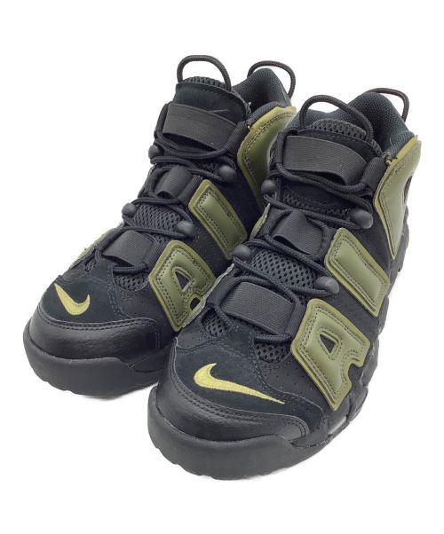 NIKE（ナイキ）NIKE (ナイキ) AIR MORE UPTEMPO 96 ブラック×カーキ サイズ:US 8の古着・服飾アイテム