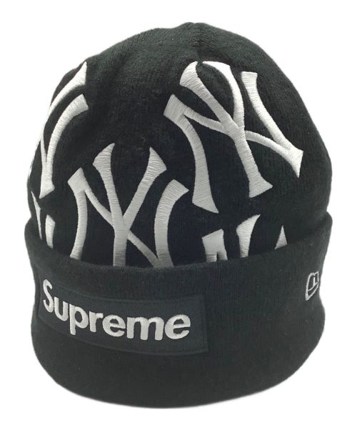 SUPREME（シュプリーム）SUPREME (シュプリーム) New Era (ニューエラ) ニット帽 ブラックの古着・服飾アイテム