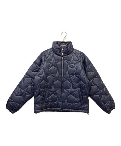 AFB（エーエフビー）AFB (エーエフビー) NYLON STAR QUILTING JACKET ネイビー サイズ:Mの古着・服飾アイテム