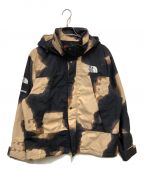 THE NORTH FACE×SUPREMEザ ノース フェイス×シュプリーム）の古着「ブリーチドデニムマウンテンジャケット」｜ブラック×ベージュ