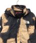 THE NORTH FACE (ザ ノース フェイス) Supreme (シュプリーム) ブリーチドデニムマウンテンジャケット ブラック×ベージュ サイズ:M：42000円