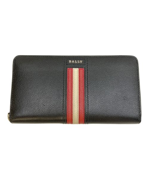 BALLY（バリー）BALLY (バリー) ラウンドファスナー長財布 ブラックの古着・服飾アイテム