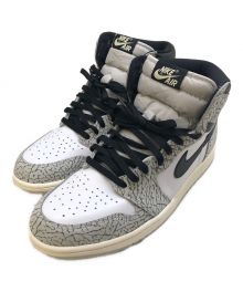 NIKE（ナイキ）の古着「Air Jordan 1 High OG "White Cement」｜グレー×ホワイト