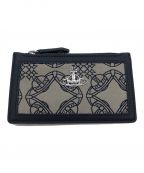 Vivienne Westwoodヴィヴィアンウエストウッド）の古着「LOGO SLIM LONG CARD HOLDER」｜ネイビーグレー