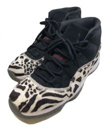 NIKE（ナイキ）の古着「Air Jordan 11 "Animal Instinct/Safari"」｜ブラック×ホワイト