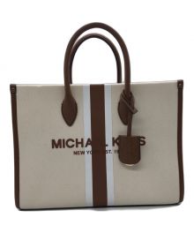 MICHAEL KORS（マイケルコース）の古着「キャンバストートバッグ」｜ベージュ×ブラウン