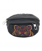 KENZOケンゾー）の古着「Embroidered Tiger Bum Bag」｜ブラック