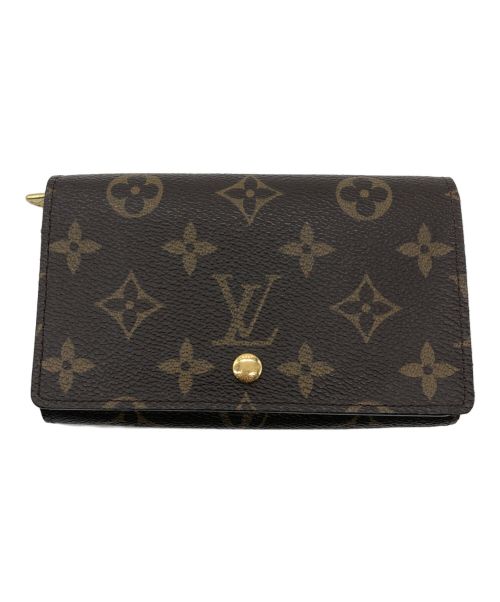 LOUIS VUITTON（ルイ ヴィトン）LOUIS VUITTON (ルイ ヴィトン) ポルトモネ・ビエ・トレゾール ブラウンの古着・服飾アイテム