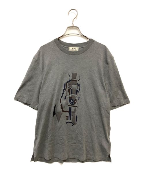 HERMES（エルメス）HERMES (エルメス) Tシャツ グレー サイズ:Mの古着・服飾アイテム