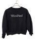 WIND AND SEA (ウィンド アンド シー) クルーネックスウェット ブラック サイズ:SIZE S：9000円