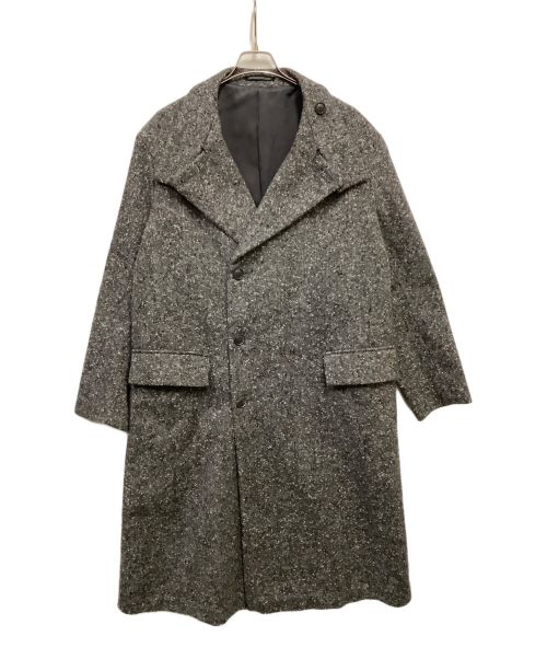 Yohji Yamamoto pour homme（ヨウジヤマモト プールオム）Yohji Yamamoto pour homme (ヨウジヤマモト プールオム) セミダブルスタンドコート グレー サイズ:2の古着・服飾アイテム