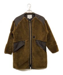 WOOLRICH（ウールリッチ）の古着「テラパイルフリースロングジャケット」｜ブラウン