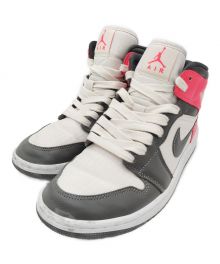 NIKE（ナイキ）の古着「WMNS AIR JORDAN 1 MID SE」｜ホワイト×ブラウン×レッド