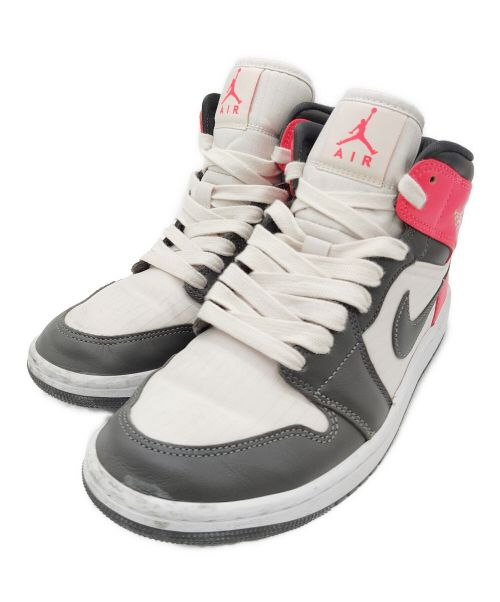 NIKE（ナイキ）NIKE (ナイキ) WMNS AIR JORDAN 1 MID SE ホワイト×ブラウン×レッド サイズ:25の古着・服飾アイテム